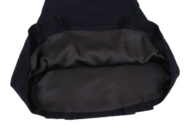 COMME des GARCONS Wool Blend Pile Darts Design Skirt K-165933_007