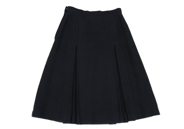 COMME des GARCONS Wool Blend Pile Darts Design Skirt K-165933_008