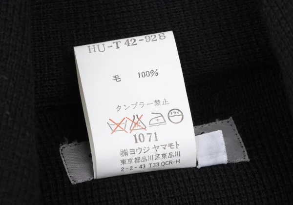 Yohji Yamamoto POUR HOMME Wool Knit Jacket K-165934_013