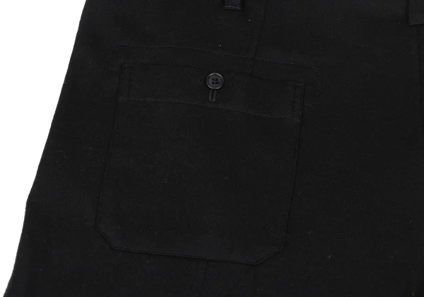 Yohji Yamamoto POUR HOMME Wool Wide Cropped Pants K-165936_010