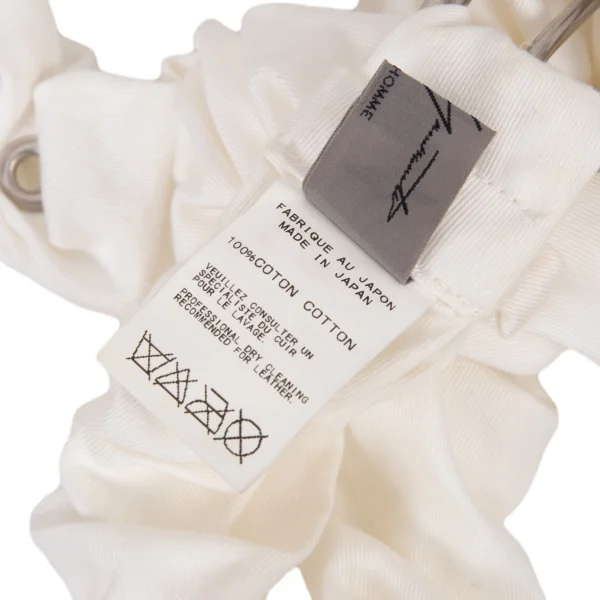 Yohji Yamamoto POUR HOMME Cotton Gather Design Stretch Belt K-165938_008