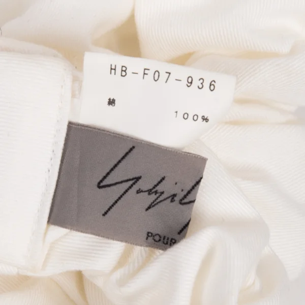 Yohji Yamamoto POUR HOMME Cotton Gather Design Stretch Belt K-165938_009