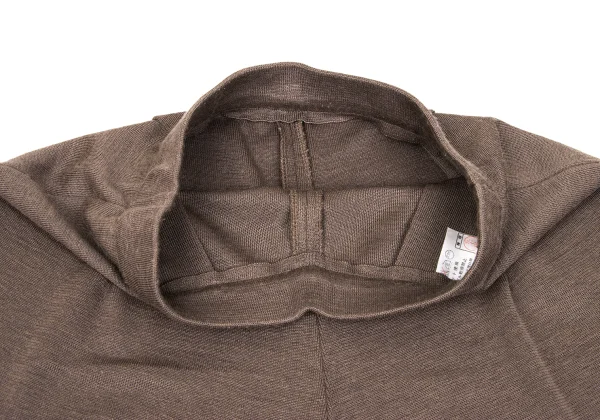 HIROKO KOSHINO Linen Blend Side Slit Wide Knit Pants K-165942_003