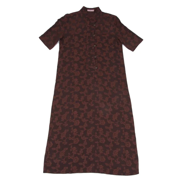 HIROKO BIS Floral Woven China Button Dress K-165943_002