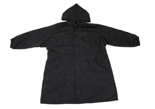 ISSEY MIYAKE WINDCOAT Nylon 2way Hooded Coat K-165945_002