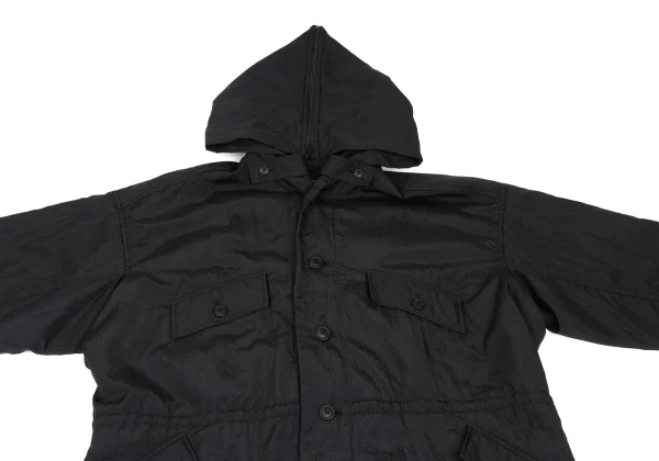 ISSEY MIYAKE WINDCOAT Nylon 2way Hooded Coat K-165945_003