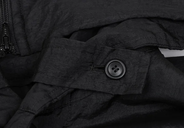 ISSEY MIYAKE WINDCOAT Nylon 2way Hooded Coat K-165945_005