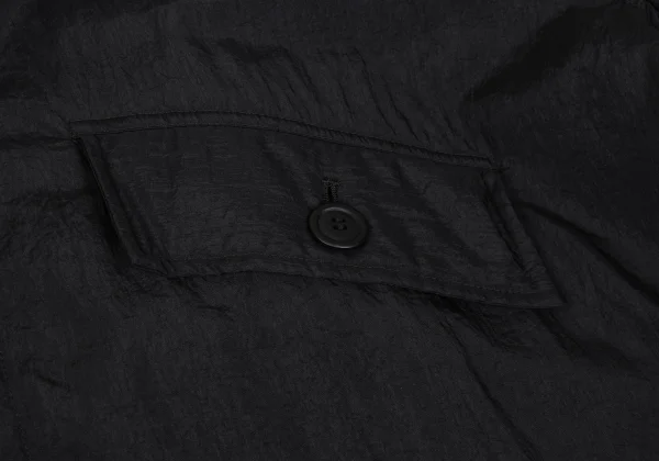 ISSEY MIYAKE WINDCOAT Nylon 2way Hooded Coat K-165945_008