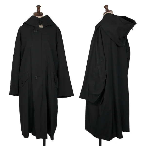 WINDCOAT Poly 2way Hooded Coat Black M K-165946_001