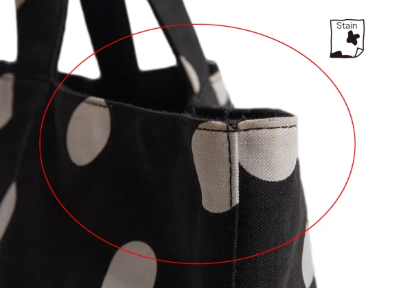 tricot COMME des GARCONS Dot Printed Reversible Bag K-165950_012