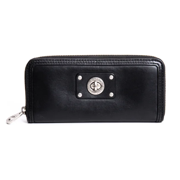 MARC by MARC JACOBS Leather Wallet Black  K-165954_001