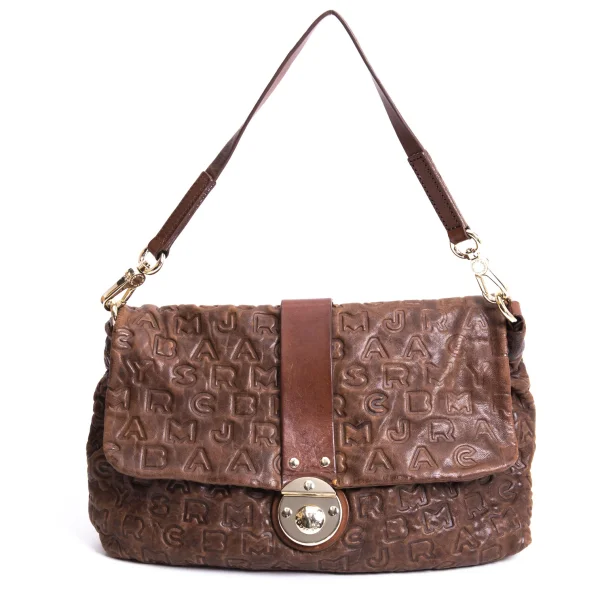 MARC by MARC JACOBS Emboss Leather Shoulder Bag K-165955_002