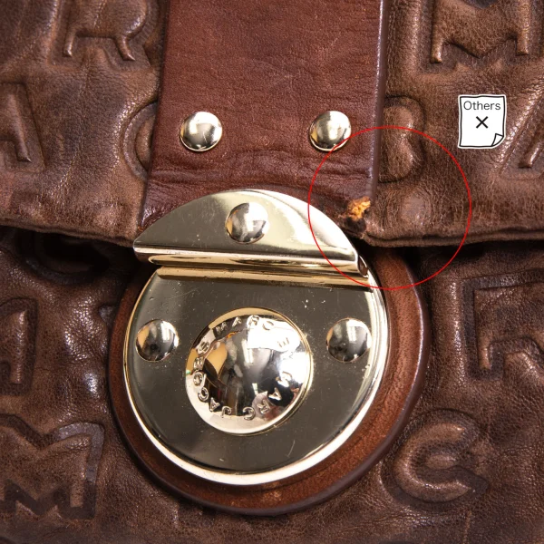 MARC by MARC JACOBS Emboss Leather Shoulder Bag K-165955_003