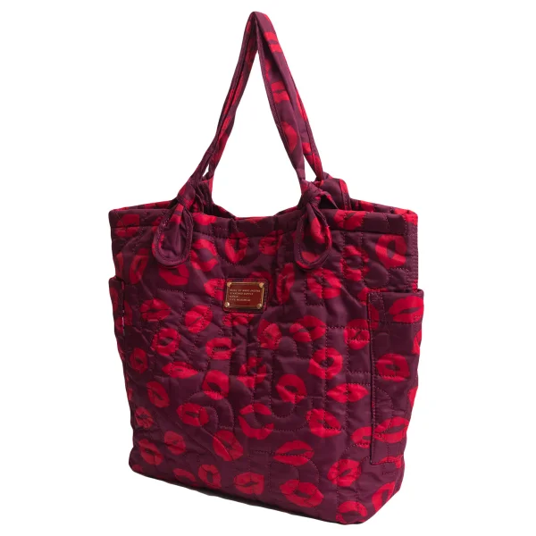 MARC by MARC JACOBS Rip Printed Quilting Tote Bag Red  K-165956_001