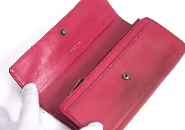 ANNA SUI Logo Plate Wallet K-165957_012