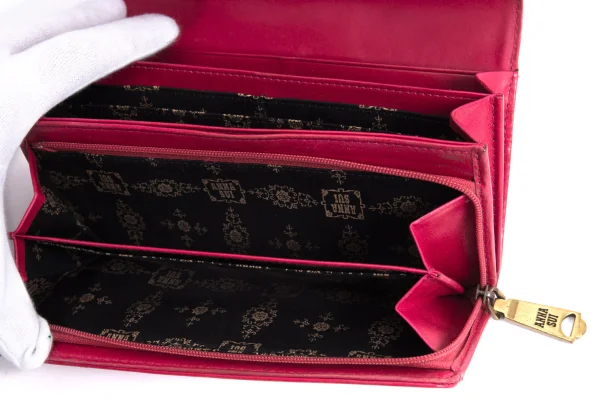 ANNA SUI Logo Plate Wallet K-165957_014