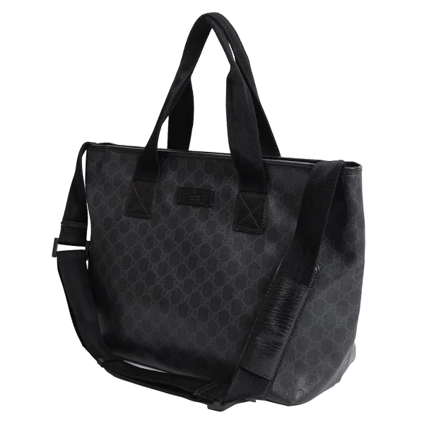 GUCCI GG Supreme 2way Shoulder Bag Black  K-165958_001