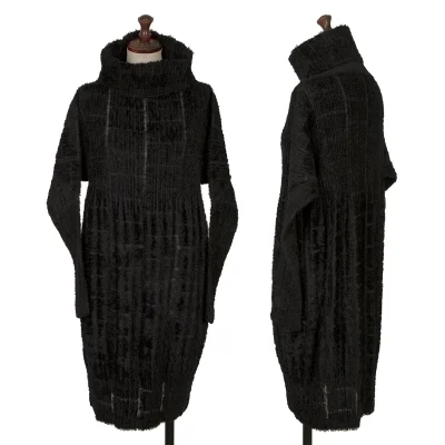 PLEATS PLEASE Brushed Sheer High-neck Tunic