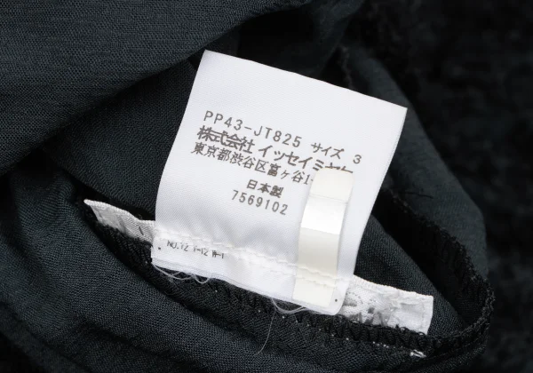 PLEATS PLEASE Brushed Sheer High-neck Tunic K-165960_013