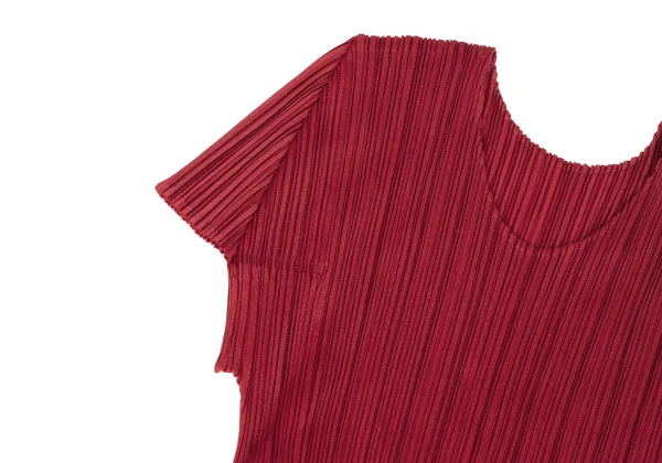 PLEATS PLEASE Asymmetrical Hem Drawcord Dress K-165961_005