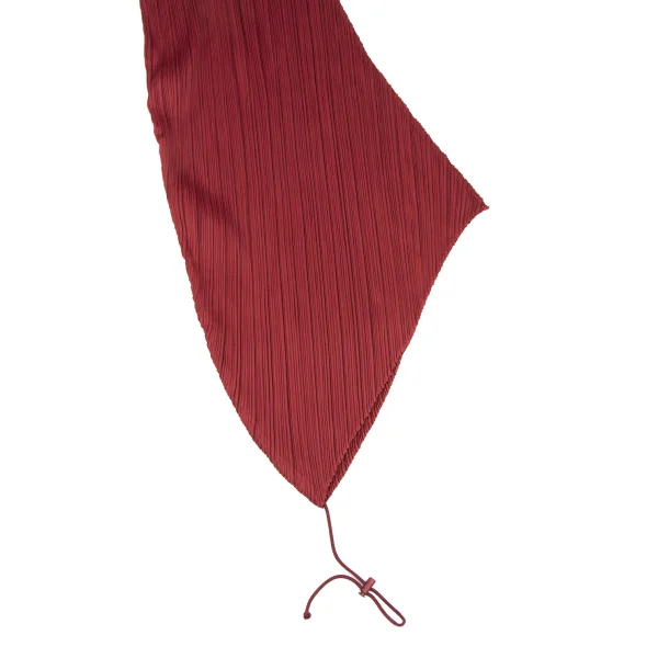 PLEATS PLEASE Asymmetrical Hem Drawcord Dress K-165961_006