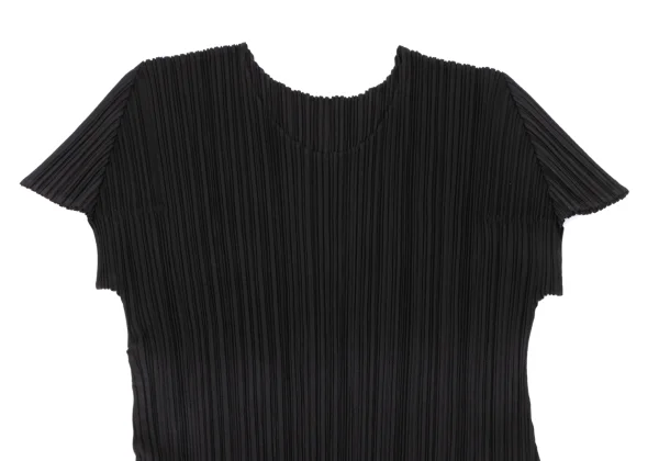 PLEATS PLEASE Asymmetrical Hem Drawcord Dress K-165962_003