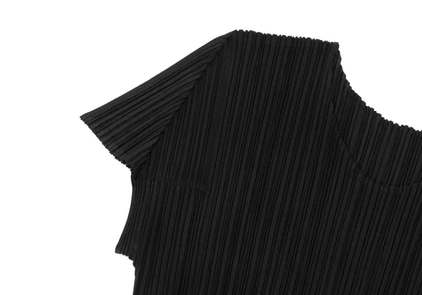 PLEATS PLEASE Asymmetrical Hem Drawcord Dress K-165962_005