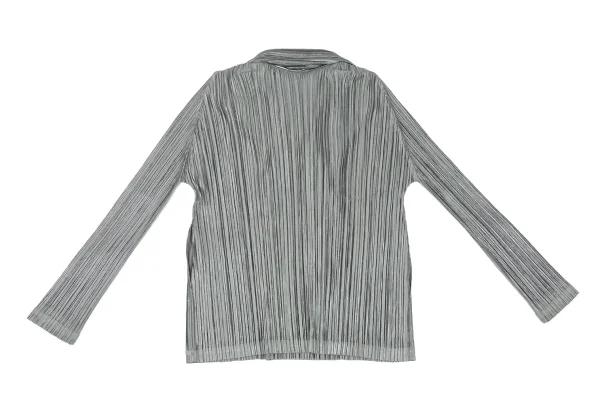 PLEATS PLEASE Double Collar Design Pleated Jacket K-165967_014