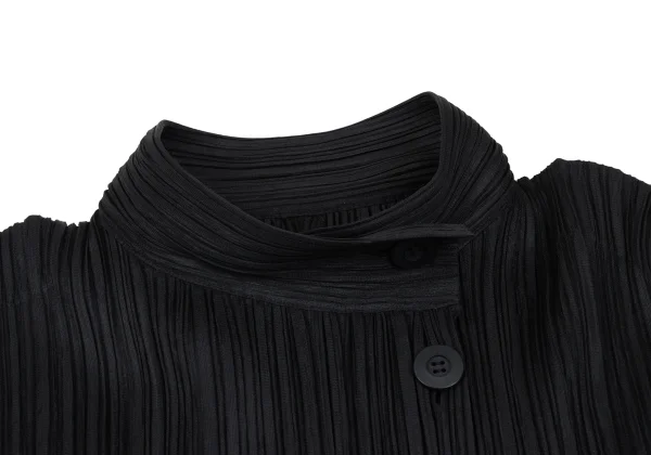 PLEATS PLEASE Pleats Band-collar Jacket K-165968_004