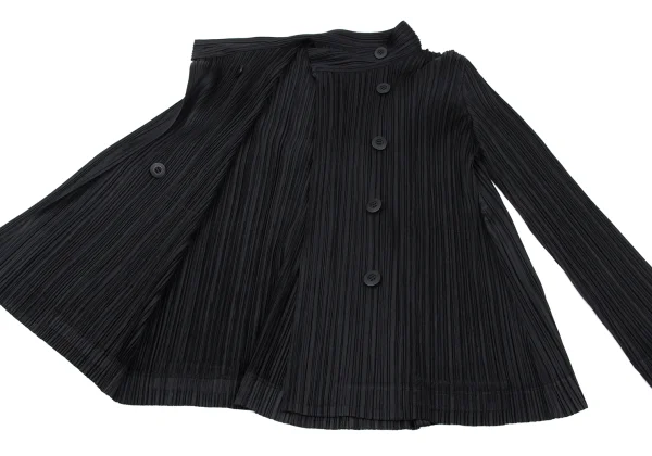 PLEATS PLEASE Pleats Band-collar Jacket K-165968_010