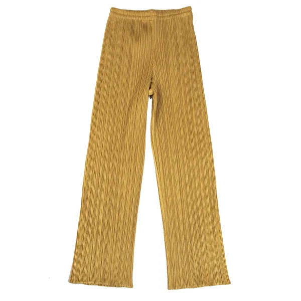PLEATS PLEASE Pleats Straight Pants Mustard 2 K-165972_001