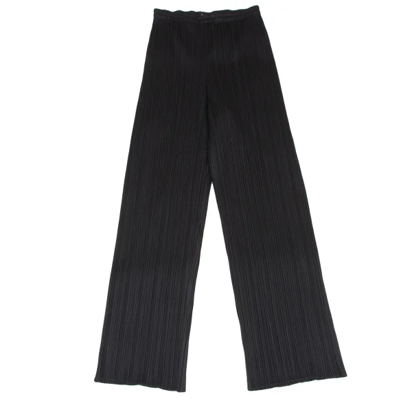 PLEATS PLEASE Pleated Straight Pants Black 3 K-165976_001