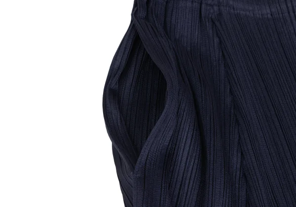 PLEATS PLEASE Pleated Dropped Crotch Pants K-165978_003