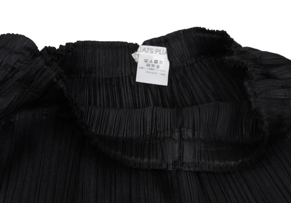 PLEATS PLEASE Pleated Half Wrap Wide Pants K-165979_006