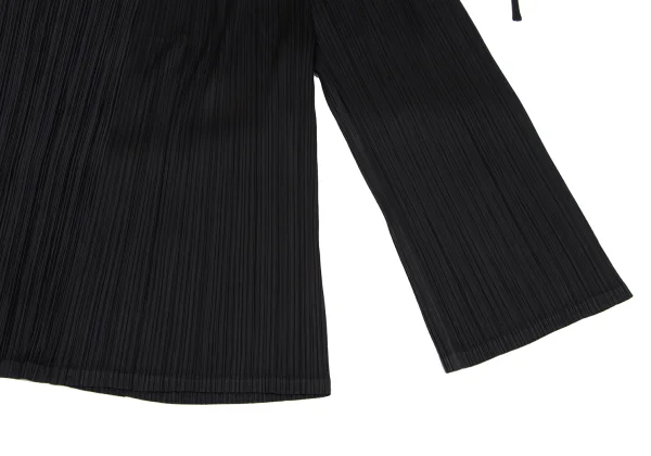 PLEATS PLEASE Pleated Half Wrap Wide Pants K-165979_007