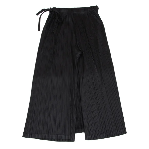 PLEATS PLEASE Pleated Half Wrap Wide Pants K-165979_009