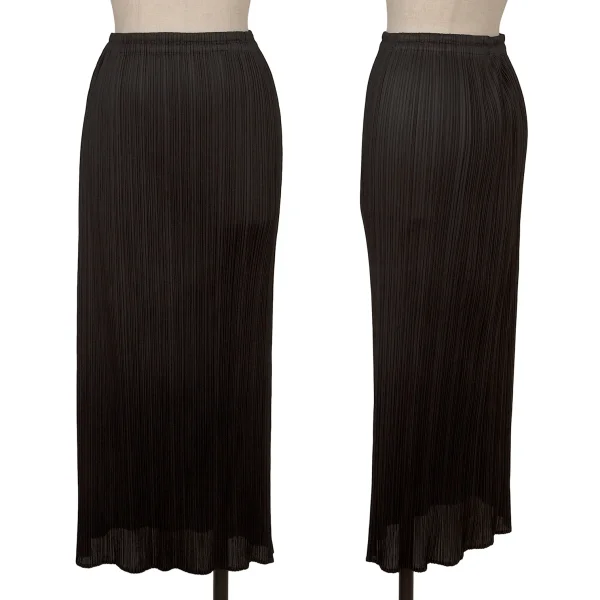 PLEATS PLEASE Pleated Skirt Black 2 K-165984_001