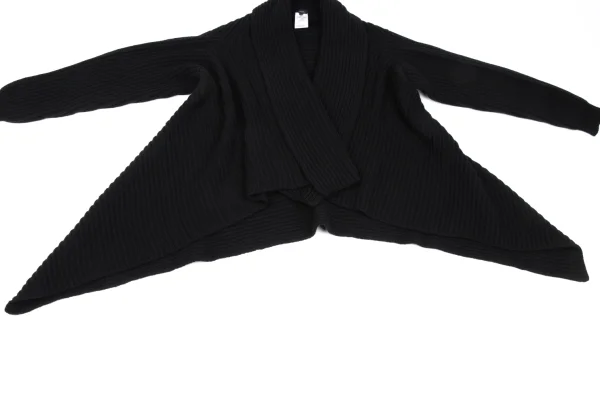 JOSEPH Wool Drape Buttonless Rib Knit Cardigan K-165990_007