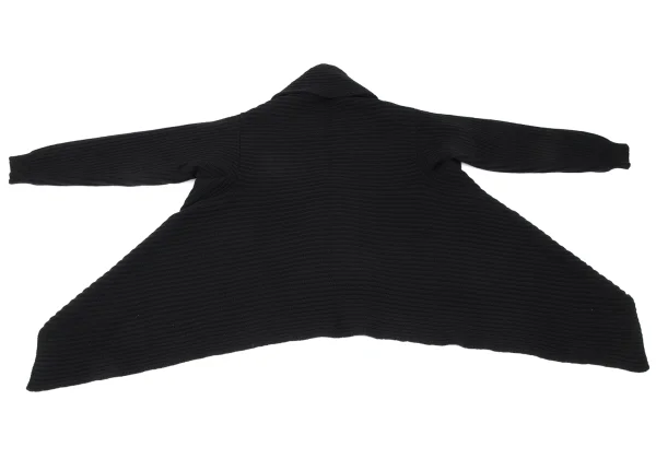 JOSEPH Wool Drape Buttonless Rib Knit Cardigan K-165990_009