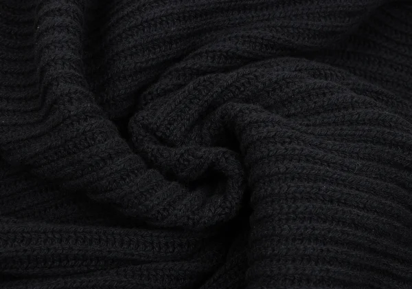 JOSEPH Wool Drape Buttonless Rib Knit Cardigan K-165990_010