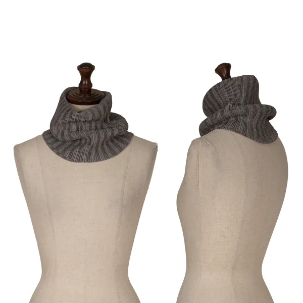 PLEATS PLEASE Pleated Snood Grey  K-165991_001