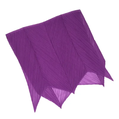 Unbranded See-through Large Pleated Stole