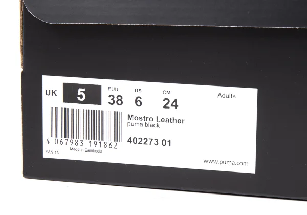 PUMA Mostro Velcro Belt Leather Sneaker K-165996_015