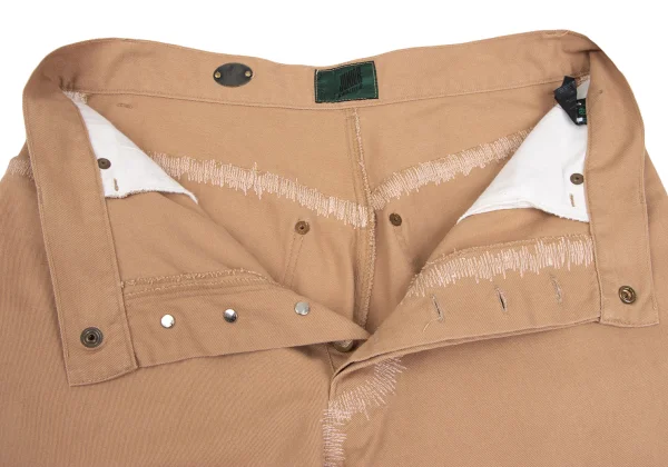 JUNIOR GAULTIER Sashiko Design Cotton Tapered Pants K-165998_009