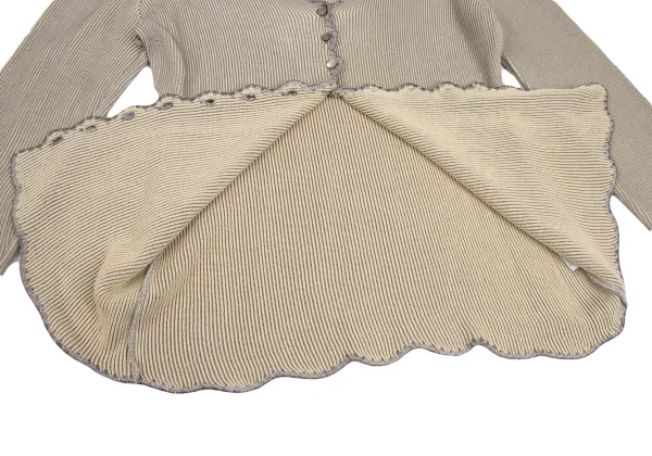 Jean Paul GAULTIER CLASSIQUE Embroidered Piping Cardigan K-166001_014