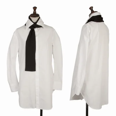 Yohji Yamamoto FEMME Detachable Stole Collar Hiyoku Shirt