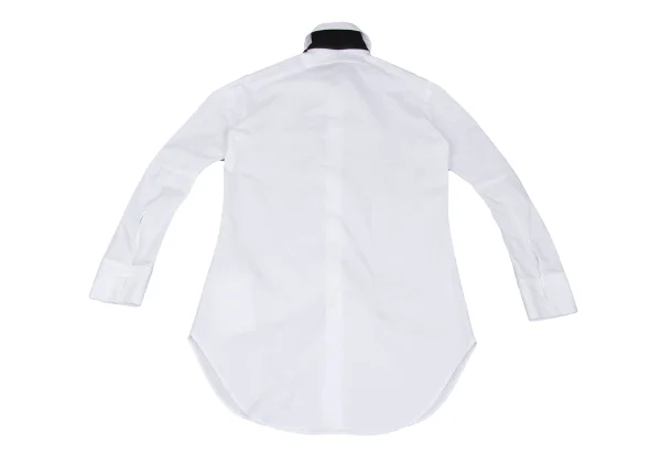 Yohji Yamamoto FEMME Detachable Stole Collar Hiyoku Shirt K-166002_017