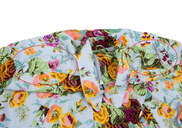 KENZO Botanical Print Zip-up Short Blouson K-166003_004