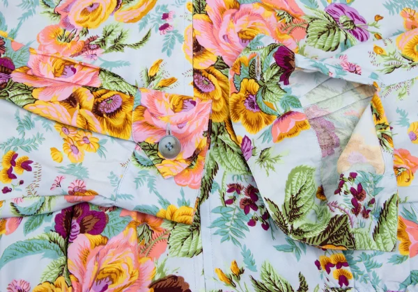 KENZO Botanical Print Zip-up Short Blouson K-166003_009