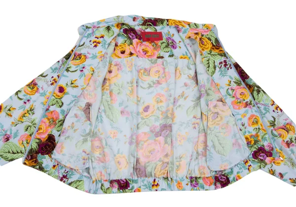 KENZO Botanical Print Zip-up Short Blouson K-166003_012